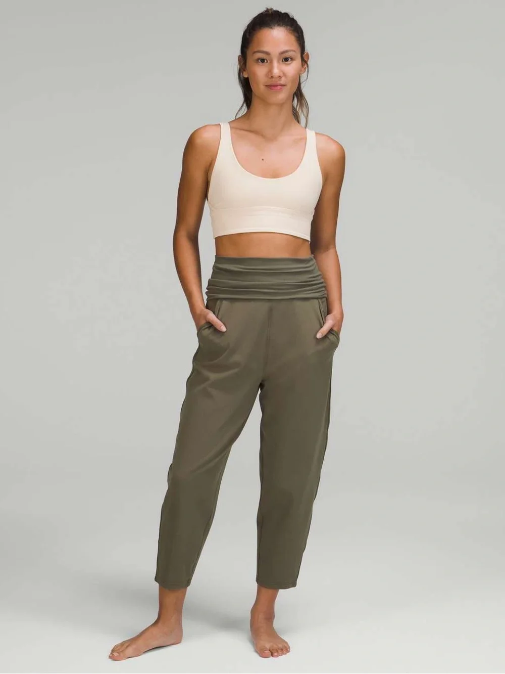 Lululemon Align Ribbed Waist Cropped Jogger size 4